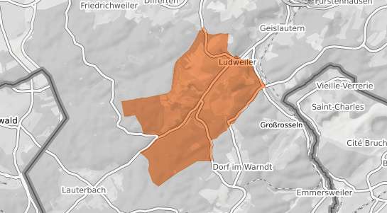 Mietspiegelkarte V&ouml;lklingen Ludweiler