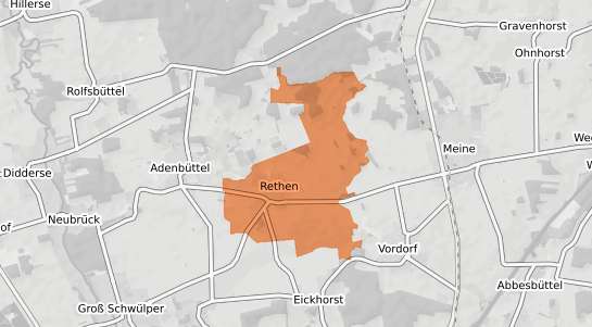 Mietspiegelkarte Vordorf Rethen