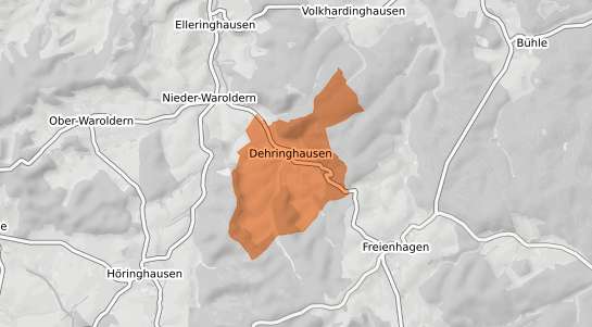 Mietspiegelkarte Waldeck Dehringhausen