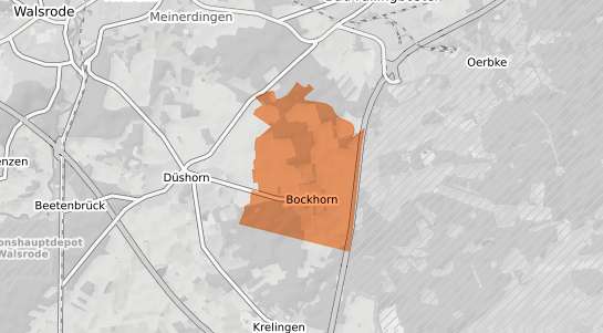 Mietspiegelkarte Walsrode Bockhorn