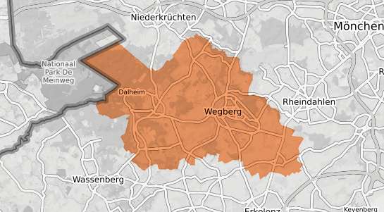 Mietspiegelkarte Wegberg Wegberg
