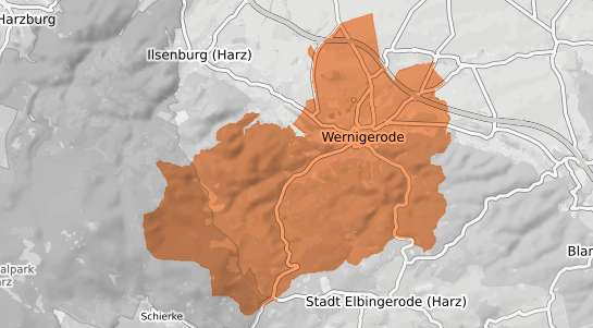 Mietspiegelkarte Wernigerode Wernigerode