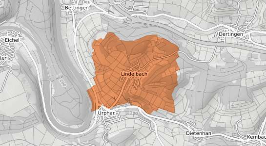 Mietspiegelkarte Wertheim Lindelbach