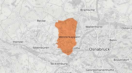 Mietspiegelkarte Westerkappeln Westerkappeln