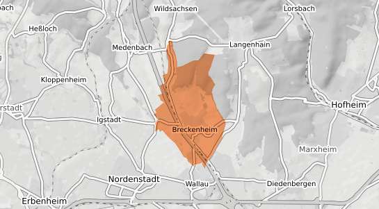 Mietspiegelkarte Wiesbaden Breckenheim