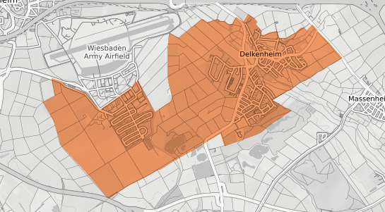 Mietspiegelkarte Wiesbaden Delkenheim