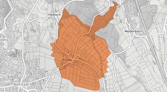 Mietspiegelkarte Wiesbaden Kloppenheim