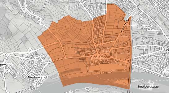 Mietspiegelkarte Wiesbaden Schierstein