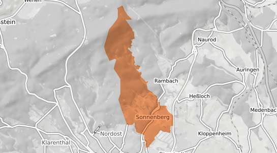 Mietspiegelkarte Wiesbaden Sonnenberg