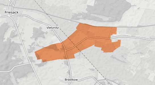 Mietspiegelkarte Wiesenaue Warsow