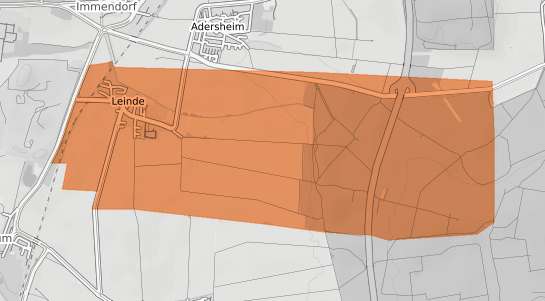 Mietspiegelkarte Wolfenb&uuml;ttel Leinde