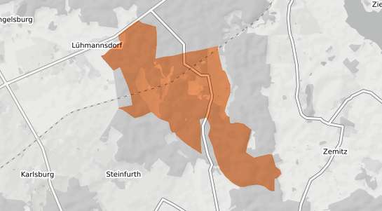 Mietspiegelkarte Wolgast Buddenhagen