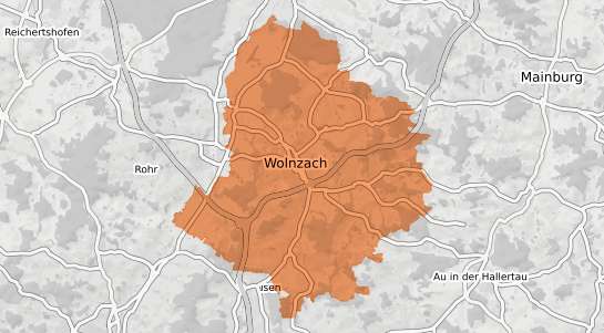 Mietspiegelkarte Wolnzach Wolnzach