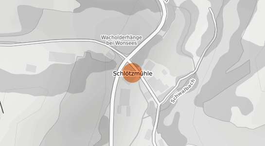 Mietspiegelkarte Wonsees Schl&ouml;tzm&uuml;hle