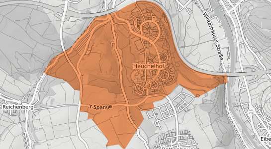 Mietspiegelkarte W&uuml;rzburg Heuchelhof