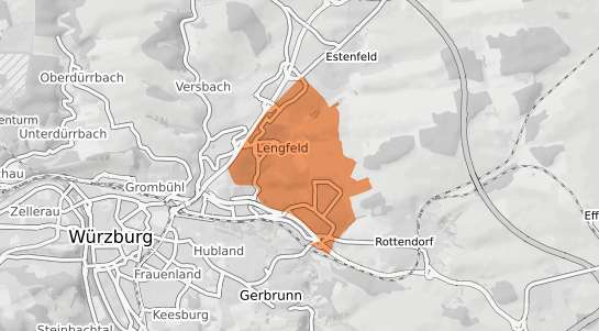 Mietspiegelkarte W&uuml;rzburg Lengfeld