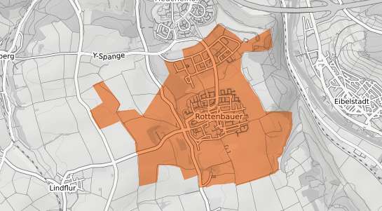 Mietspiegelkarte W&uuml;rzburg Rottenbauer
