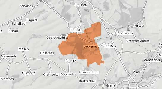 Mietspiegelkarte Zeitz Luckenau