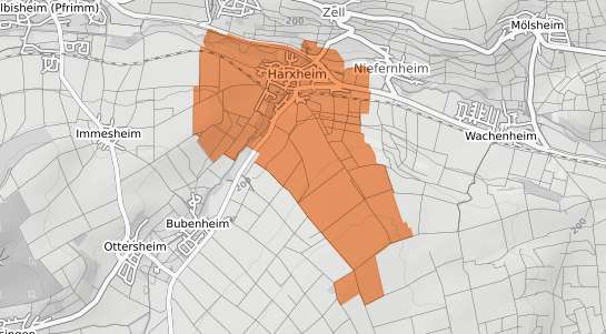 Mietspiegelkarte Zellertal Harxheim