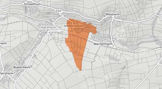 Mietspiegelkarte Zellertal Niefernheim