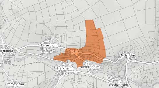 Mietspiegelkarte Zellertal Zell