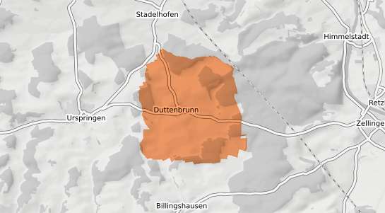 Mietspiegelkarte Zellingen Duttenbrunn