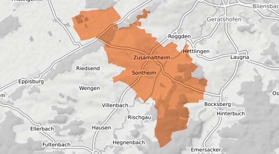 Mietspiegelkarte Zusamaltheim Zusamaltheim
