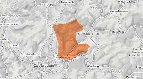Mietspiegelkarte Zweibr&uuml;cken Niederauerbach
